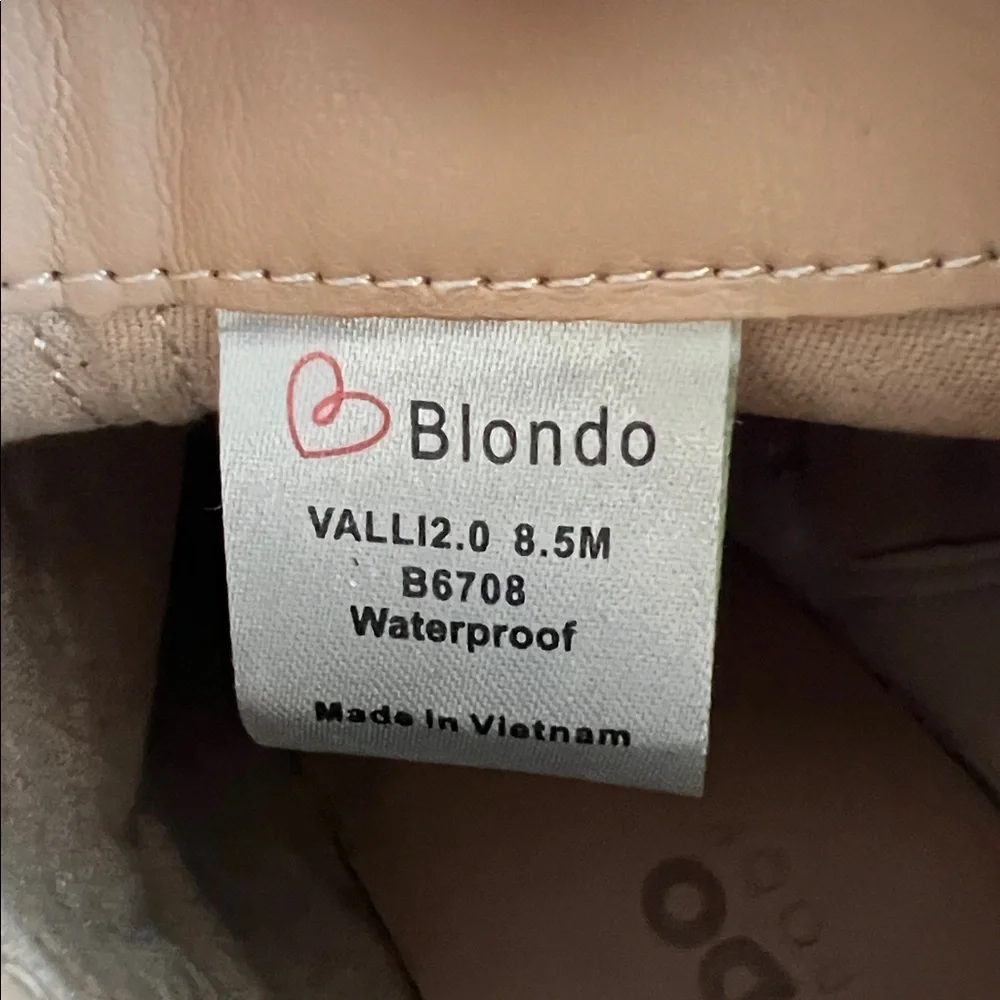 Blondo waterproof ankle boots-women’s-8.5
